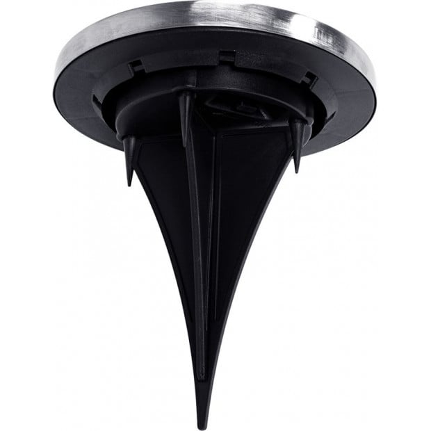 12x Solar Powered Led Buried Inground Recessed Light Garden Image 6