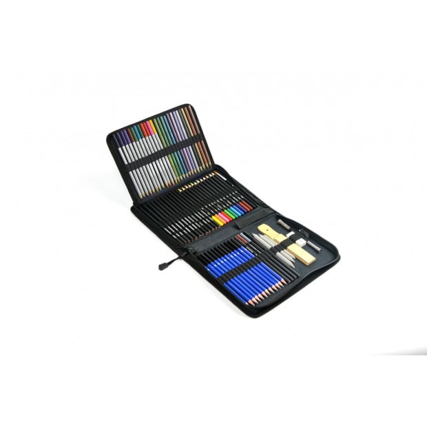 Art Sketch Pencils Oil Drawing Colouring Charcoal Pencil 72pcs/set