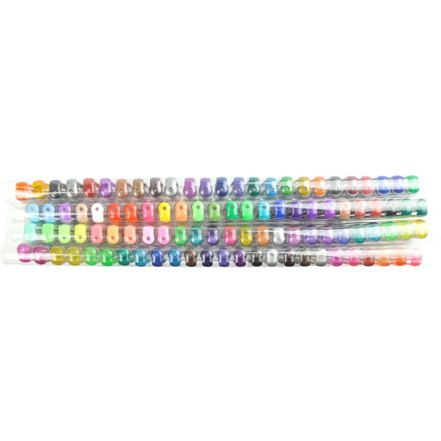Glitter Gel Pens (100 Pack)- Craft, Kids & Adult Colouring Image 6