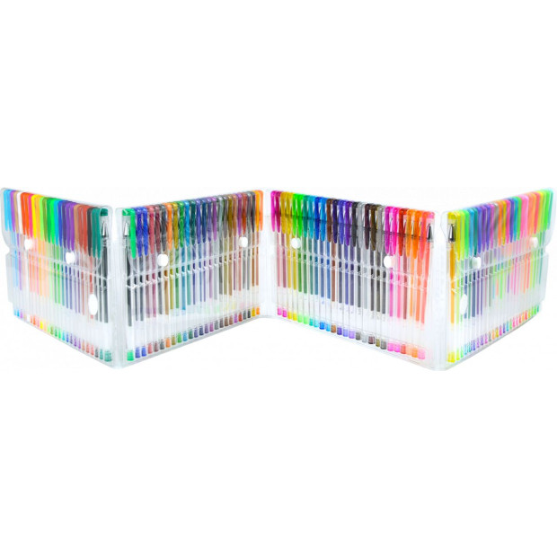 Glitter Gel Pens (100 Pack)- Craft, Kids & Adult Colouring Image 7