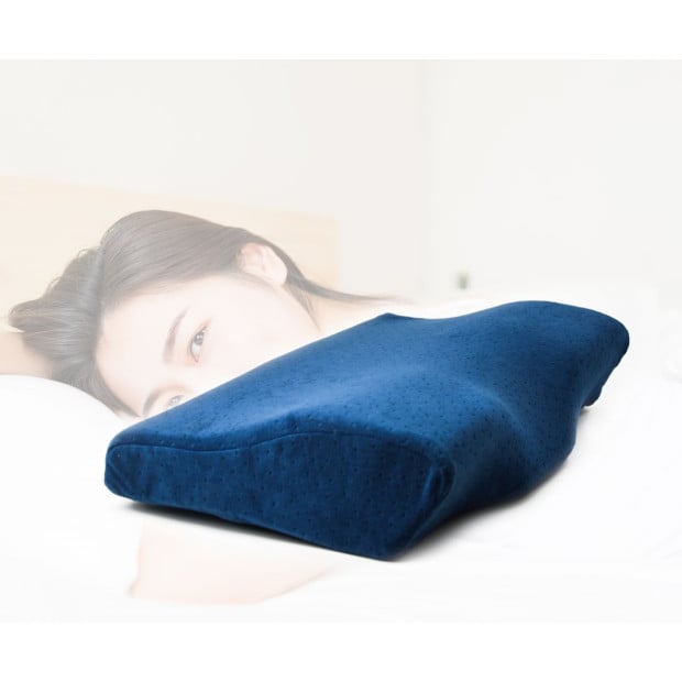 Memory Foam Neck Pillow Cushion Support Rebound Contour Pain Relief Health Care Image 2