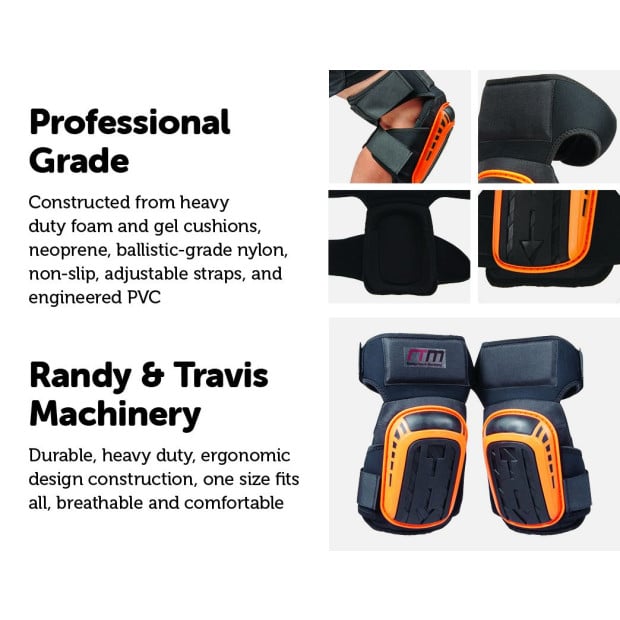 Knee Pads For Work, Construction, Gardening, Flooring And Carpentry Image 3