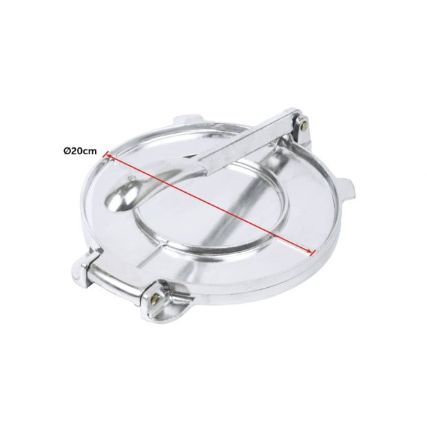 20cm Premium Tortilla Press Flat Bread Maker Chapati Health Food M Image 9