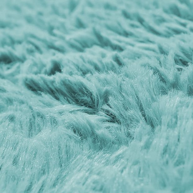 200x140cm Floor Rugs Large Shaggy Rug Area Mat - Turquoise Image 10