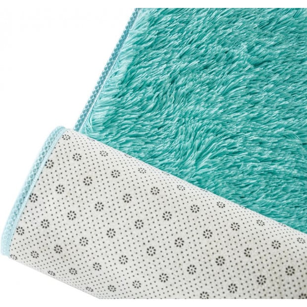 200x140cm Floor Rugs Large Shaggy Rug Area Mat - Turquoise Image 6
