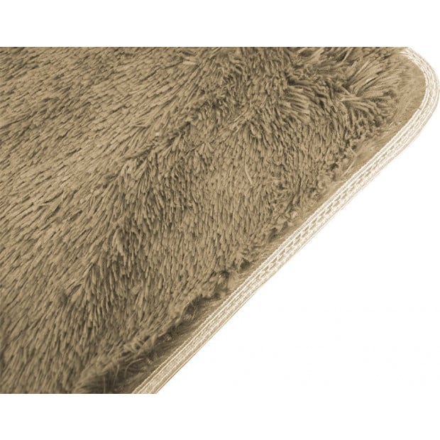 200x140cm Floor Rugs Large Shaggy Rug Area Mat - Beige Image 8