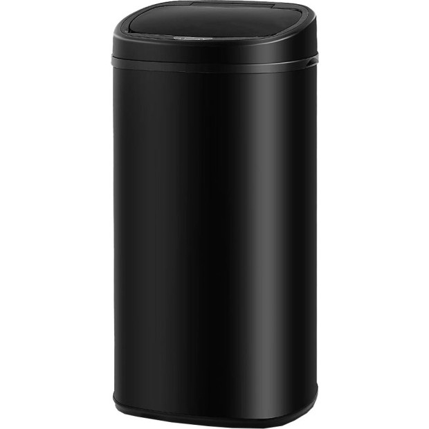 68l Motion Sensor Bin Automatic Stainless Steel - Black Image 5