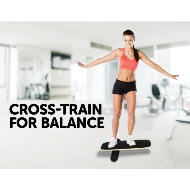 Balance Board Trainer With Stopper Wobble Roller Image 4