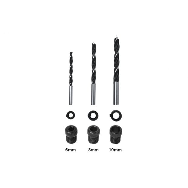 14x Pocket Hole Jig Kit Woodworking Drill Hole Locator + F Clip Image 12