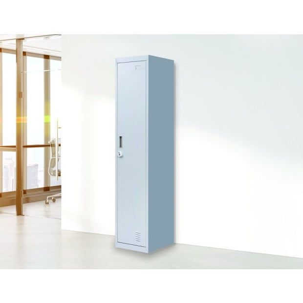 One-door Office Gym Shed Clothing Locker Cabinet w/3 combination lock Image 2