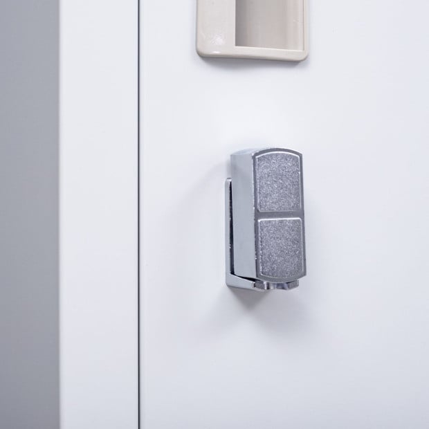 4 Door Vertical Locker - Office/gym w/Padlock Image 8