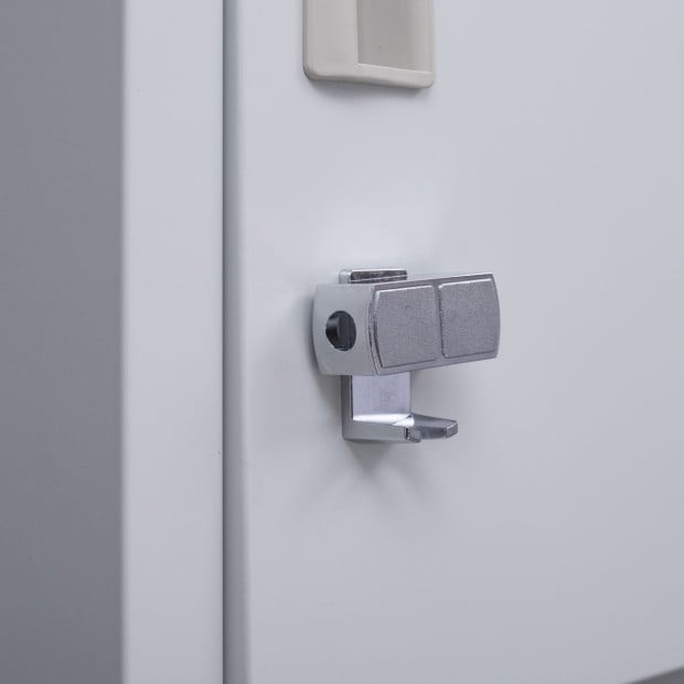 4 Door Vertical Locker - Office/gym w/Padlock Image 9