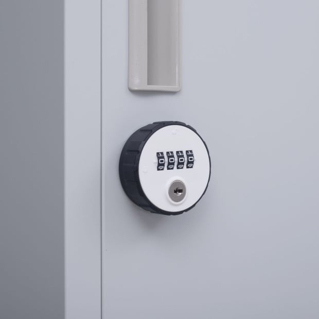 4 Door Locker - Office/gym w/4 combination lock Grey Image 9