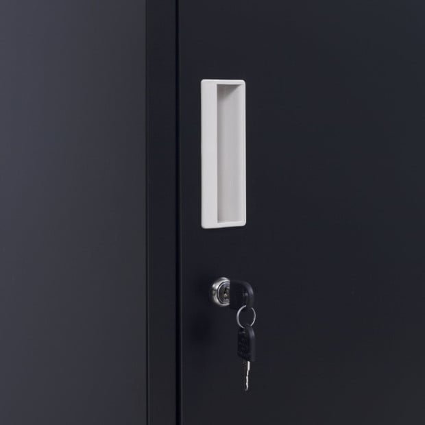 6-door Vertical Locker Standard - Black Image 10