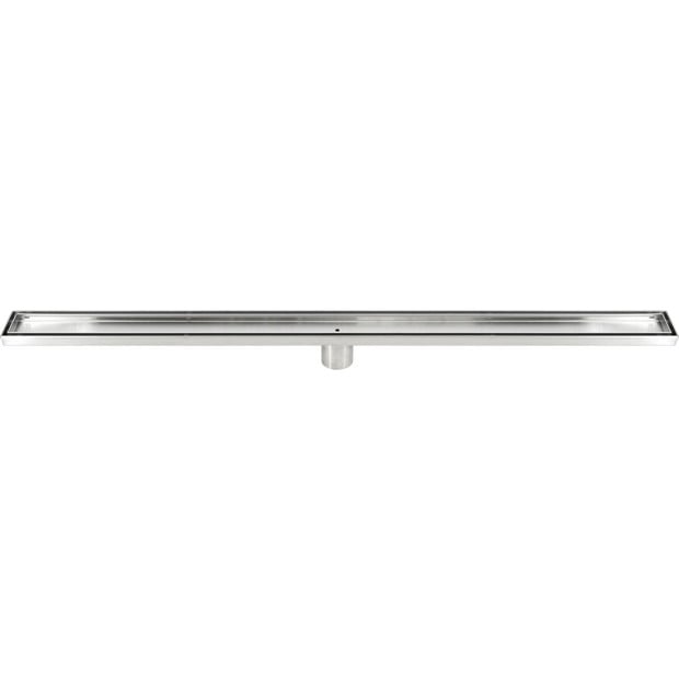 1000mm Tile Insert Bathroom Shower Stainless Steel Grate Drain Image 7