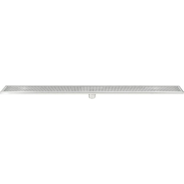1200mm Bathroom Shower Stainless Steel Grate Drain Square Pattern Image 8