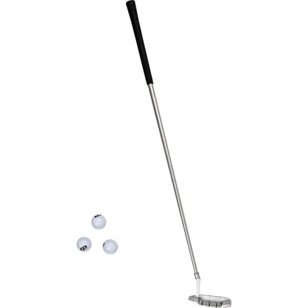 Indoor Practice Putting Green 2.5m Mat Inclined Ball Return Fake Grass 2 Holes Image 10