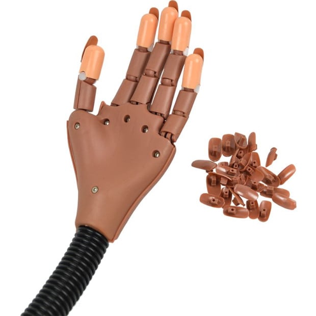 Practice Hand Model For Nail Art Training And Display Manicure With False Nails Image 7