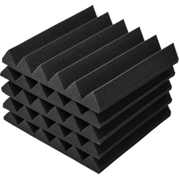 40pcs Studio Acoustic Foam Sound Absorbtion Proofing Panels Tiles Wedge 30x30cm Image 7