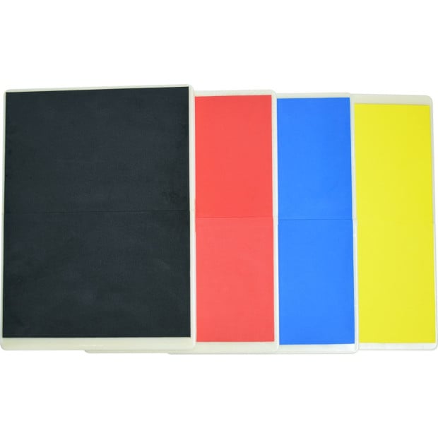 Martial Arts Supply Rebreakable Board Taekwondo, Mma, Karate-set: Yellow, Blue, Red & Black Image 4