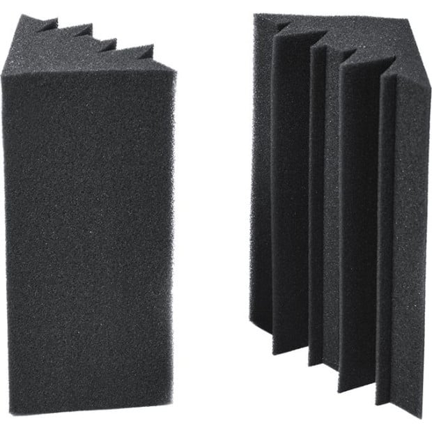 20pcs Studio Acoustic Foam Corner Bass Trap Sound Absorption Treatment Proofing Image 6