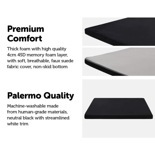 110cm Xl Pet Bed Mattress Dog Cat Memory Foam Pad Mat Cushion Image 4