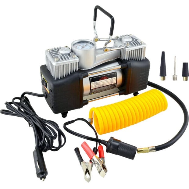 12v Car Air Compressor 4x4 Tyre Deflator 4wd Inflator Portable 85l/min Image 5