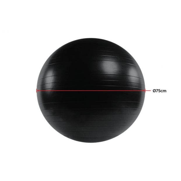 75cm Static Strength Exercise Stability Ball With Pump Image 7