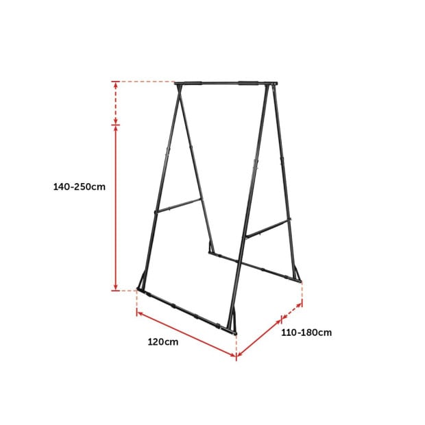 Pull-up Bar Free Standing Sturdy Frame Indoor Pull Ups Machine Image 12