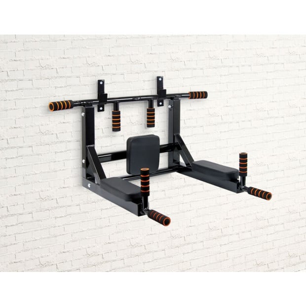Heavy Duty Wall Mounted Power Station - Knee Raise - Pull Up - Chin Up -dips Bar Image 3