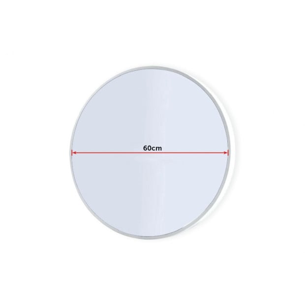 60cm Round Wall Mirror Bathroom Makeup Mirror Image 10