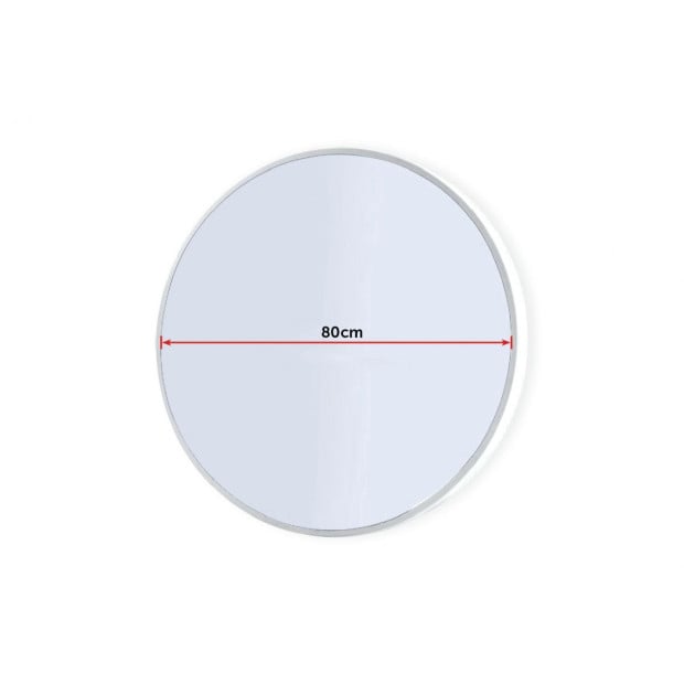 80cm Round Wall Mirror Bathroom Makeup Mirror Image 10