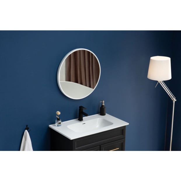 80cm Round Wall Mirror Bathroom Makeup Mirror Image 5