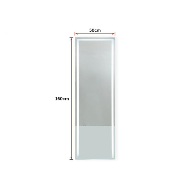 Led Full Length Mirror Standing Floor Makeup Wall 1.6m Image 12