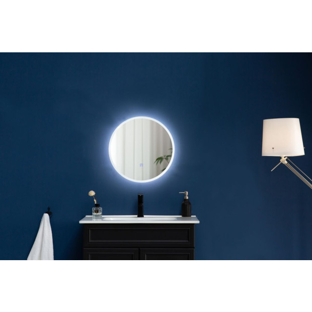 90cm Led Wall Mirror Bathroom Mirrors Light Decor Round Image 3