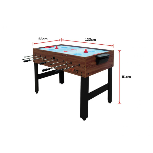 4ft 3-in-1 Games Foosball Soccer Hockey Pool Table Table Image 11