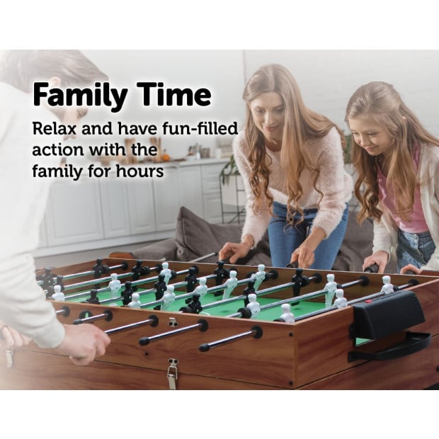 4ft 3-in-1 Games Foosball Soccer Hockey Pool Table Table Image 6