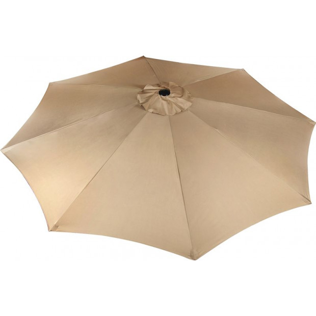 9ft Patio Umbrella Outdoor Garden Table Umbrella With 8 Sturdy Ribs Image 6