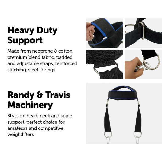 Head Harness Neck Support Lifting Weightlifting Strap Image 4