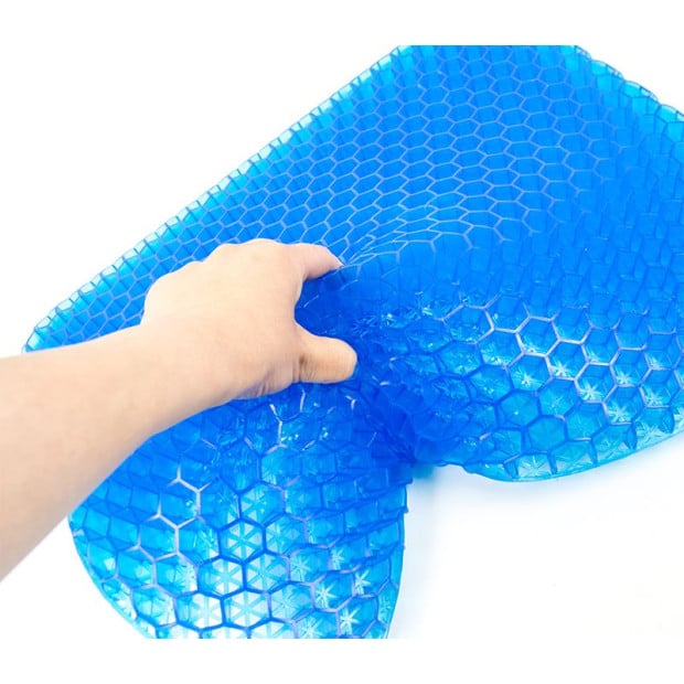 Gel Chair Seat Cushion For Lower Back Pain Pressure Relief Wheelchair Car Office Image 6