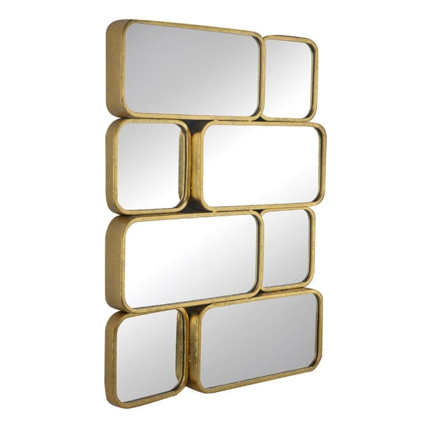 Golden Eye Wall Mirror Gold 81 x 61 x 3cm Decor