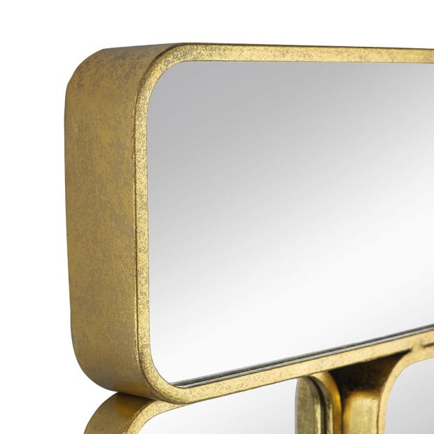 Golden Eye Wall Mirror Gold 81 x 61 x 3cm Decor Image 8