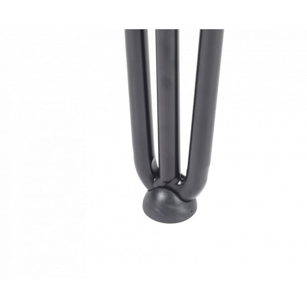 Set Of 4 Industrial 3-rod Retro Hairpin Table Legs 12mm Steel Bench Desk - 11cm Black Image 7
