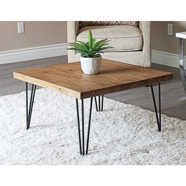 Set Of 4 Industrial 3-rod Retro Hairpin Table Legs 12mm Steel Bench Desk - 41cm Black Image 2