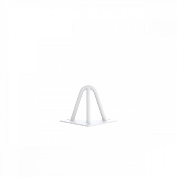 Set Of 4 Industrial 3-rod Retro Hairpin Table Legs 12mm Steel Bench Desk - 11cm White Image 3