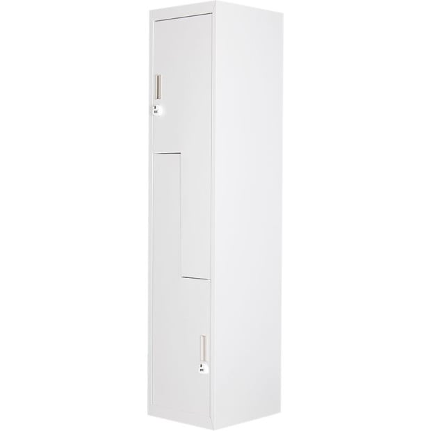 Grey Two-door L-shaped Storage Lockers w/3 digit combination Lock Image 5