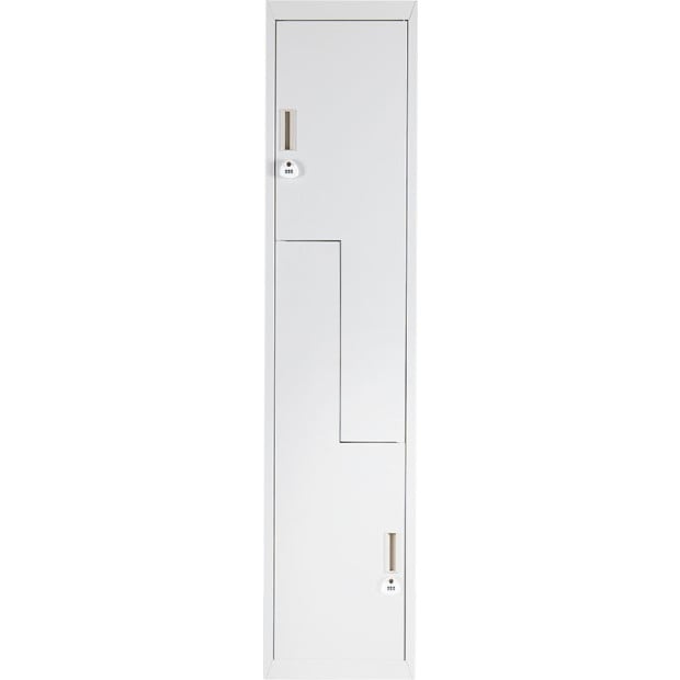 Grey Two-door L-shaped Storage Lockers w/3 digit combination Lock Image 6