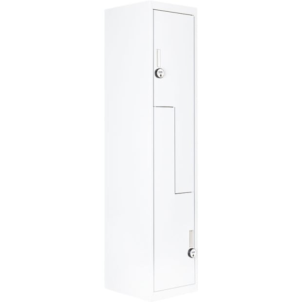 Grey Two-door L-shaped Storage Lockers w/4 digit combination Lock Image 6