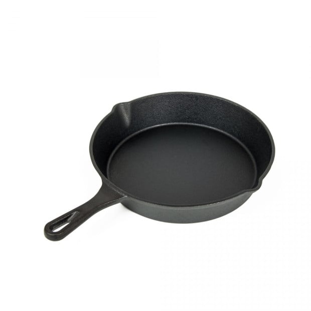 Pre Seasoned Cast Iron Skillet Fry Pan Set 3 Pcs Frying Pan Set Image 5