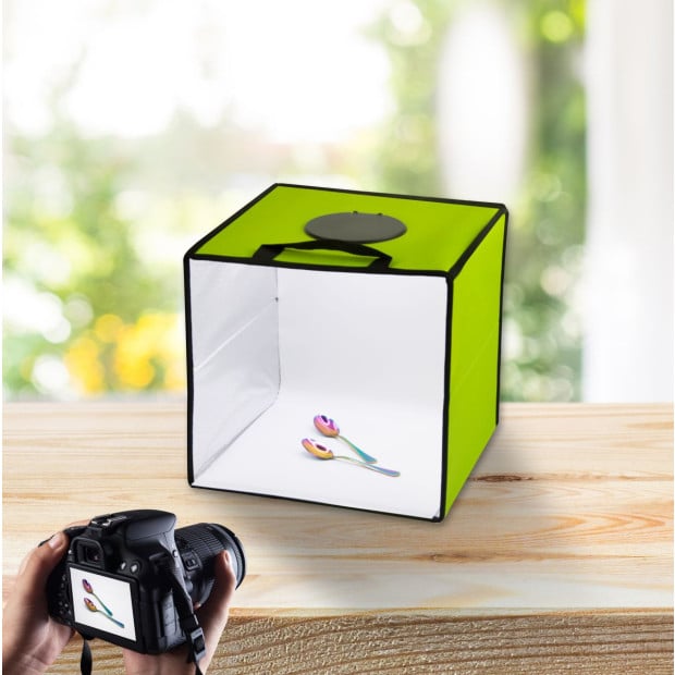 12 Led Light Room Photography Lighting Tent Kit Backdrop Cube Box